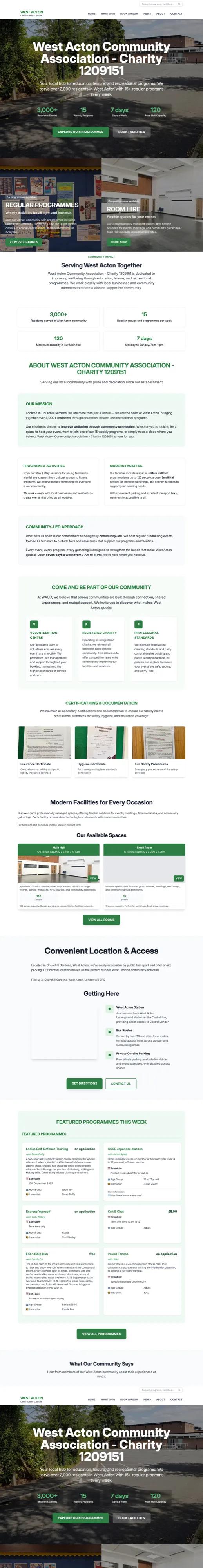 West Acton Centre → Community Hub