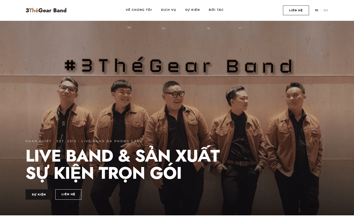 3TheGear Band website